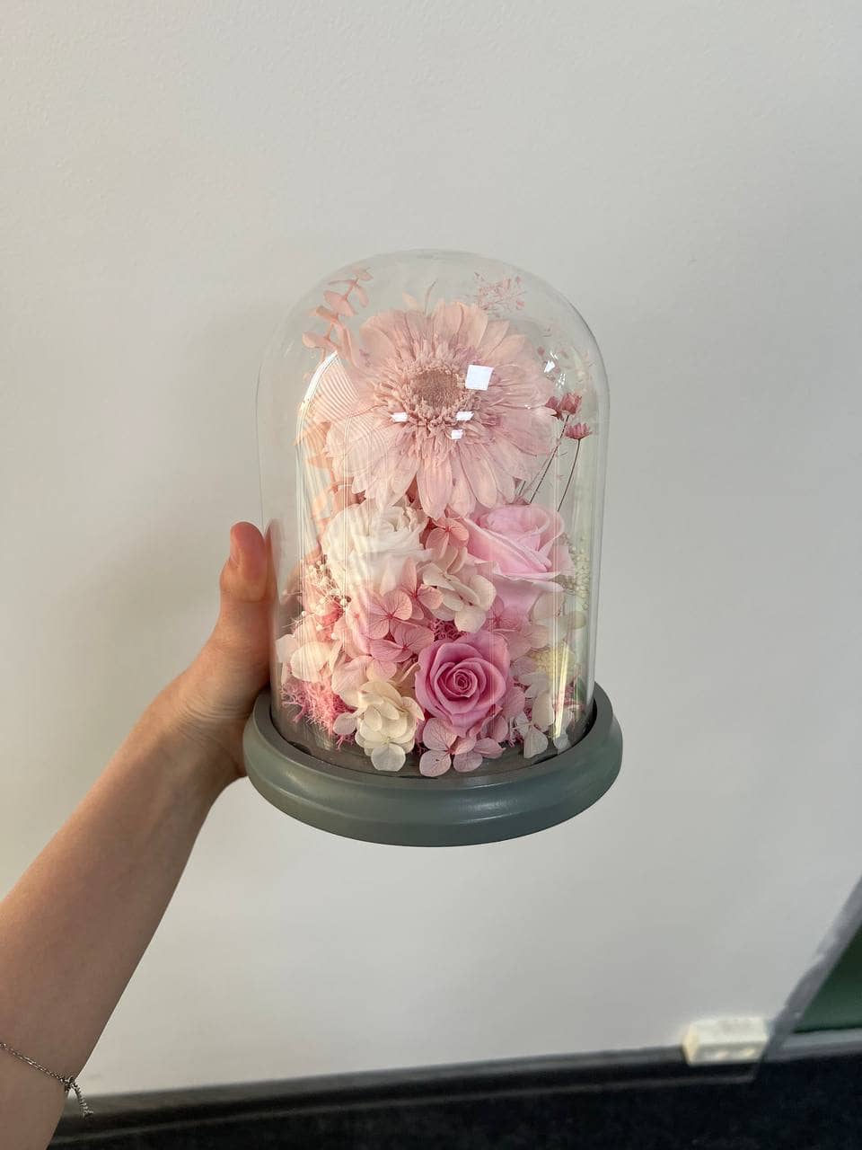 Сувенир / Цветы в куполе / Фиалетовый 3
