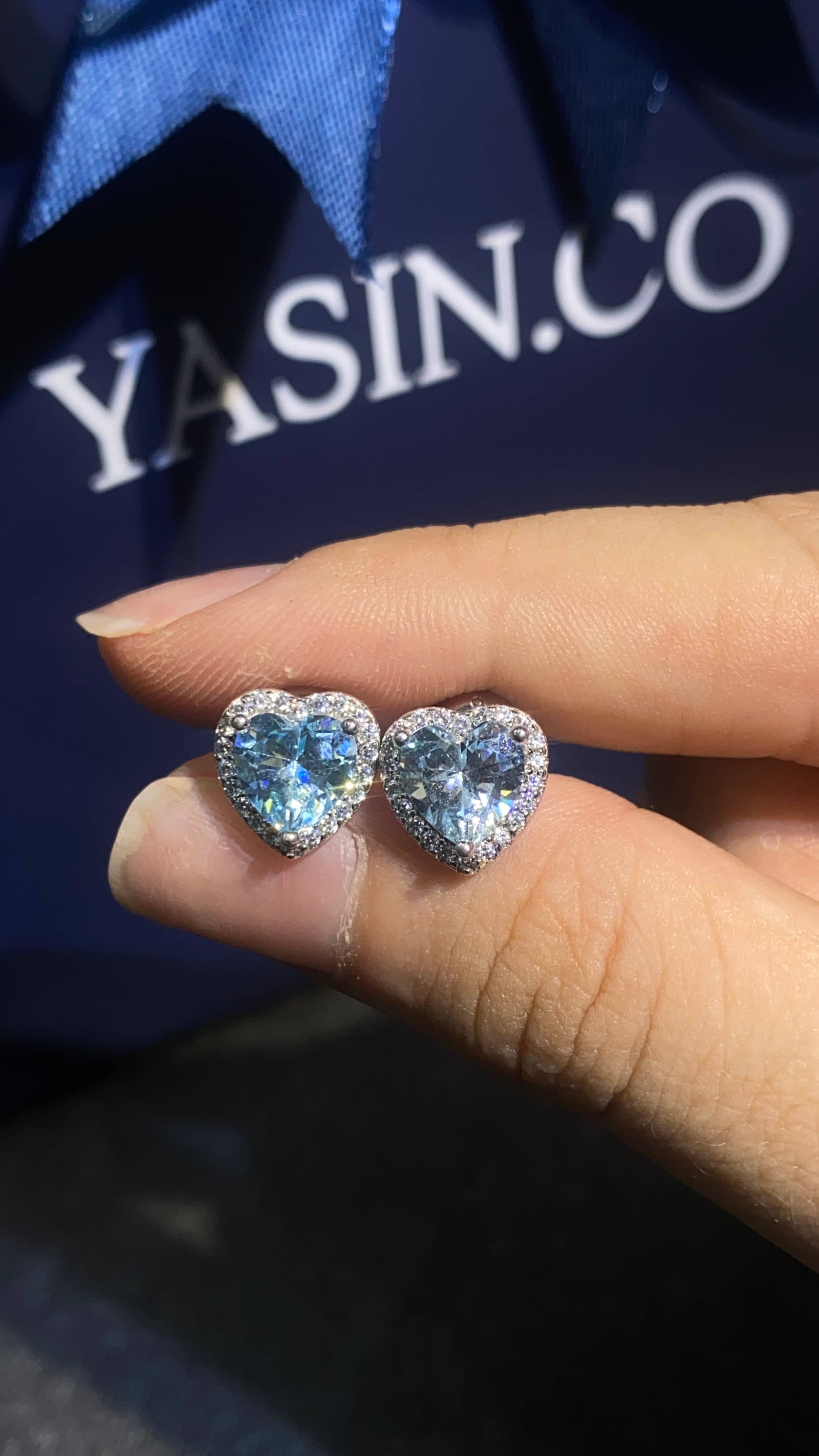 Серьги / Фиалетовый / сердечко / Фиал / Гр: 3,2 5