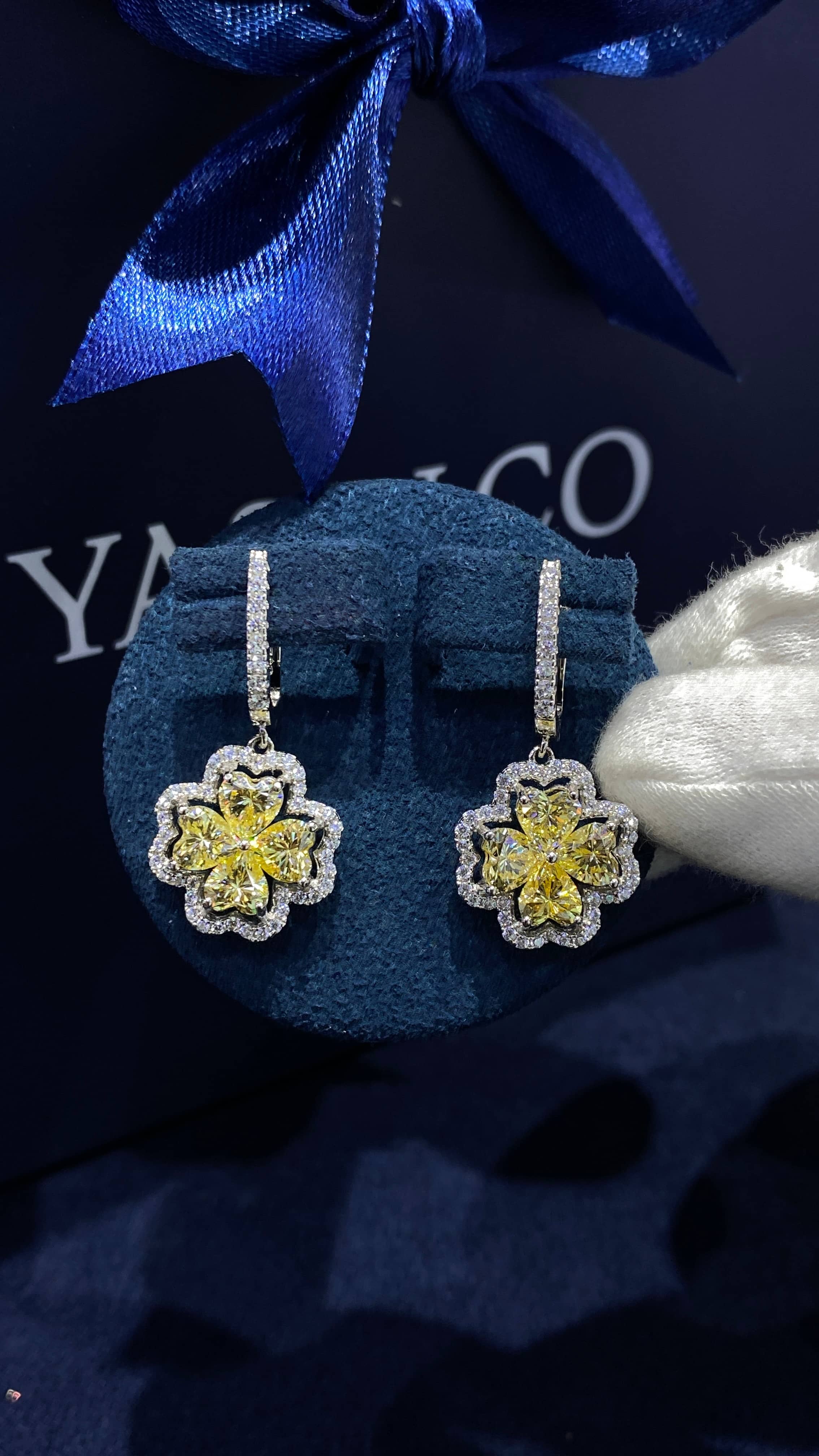 Серьги / Розовый / Клевер / Роз / Гр: 5,9 5
