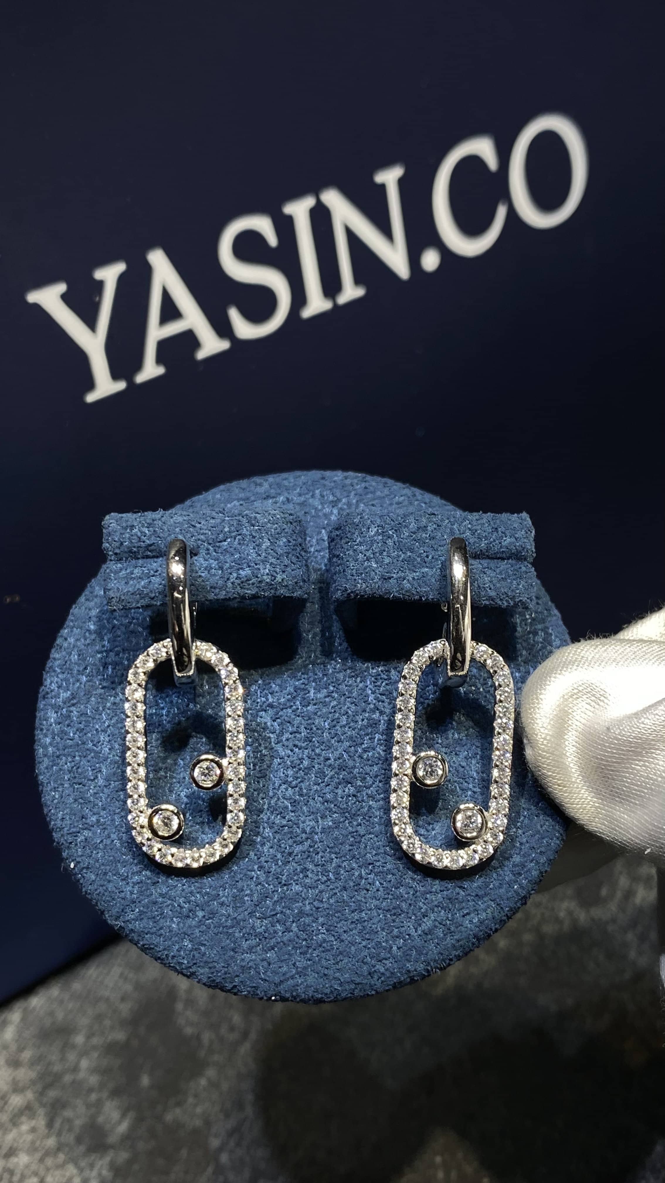 Серьги / Messika stil / Гр: 4.34 / Белый 1